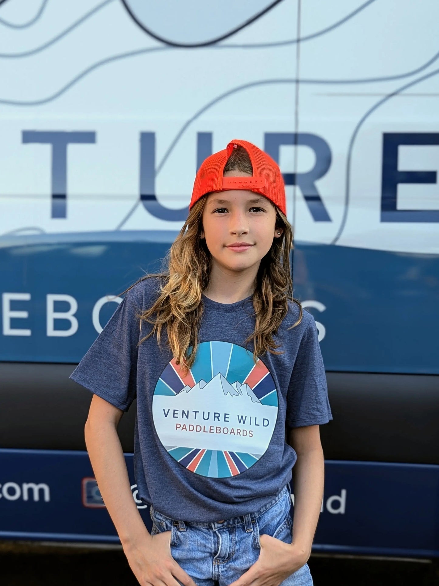 Neptune Blue Starburst Short Sleeve (Kids) Venture Wild