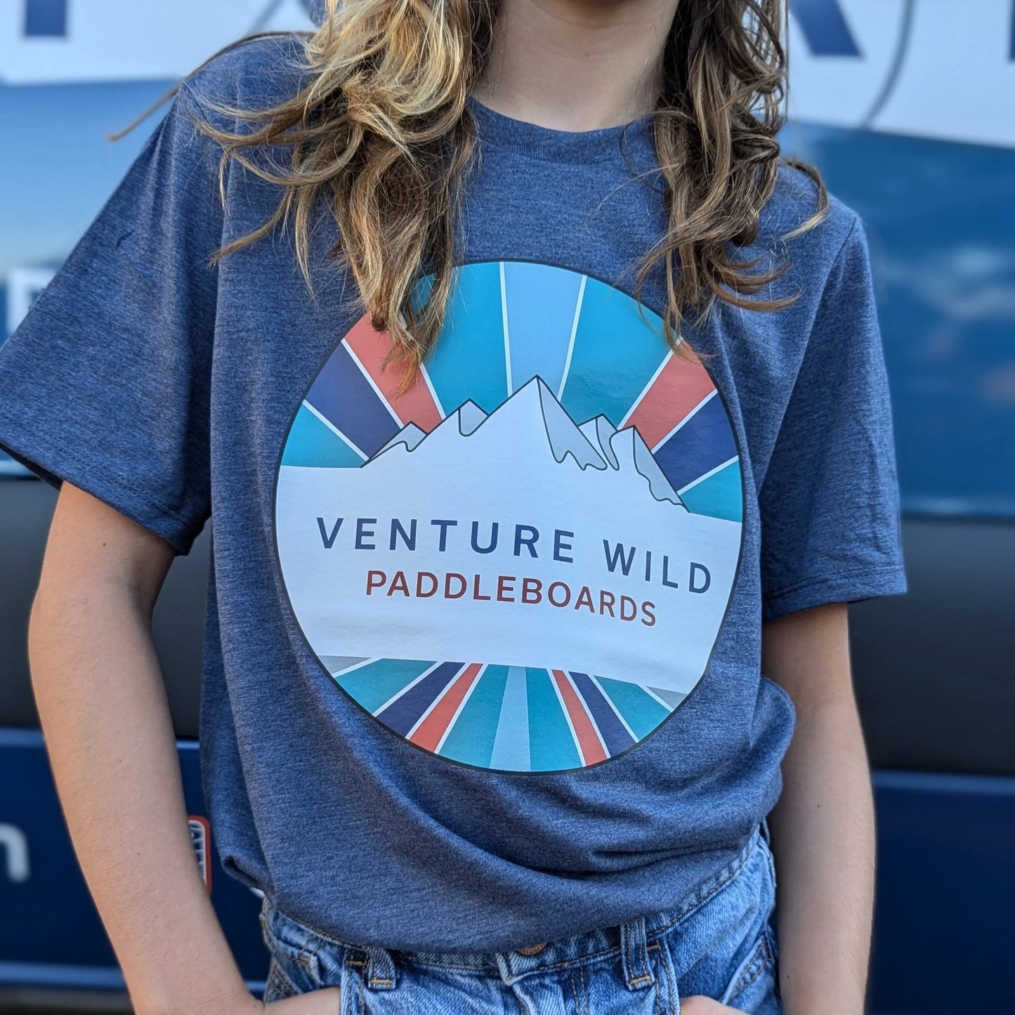 Neptune Blue Starburst Short Sleeve (Kids) Venture Wild